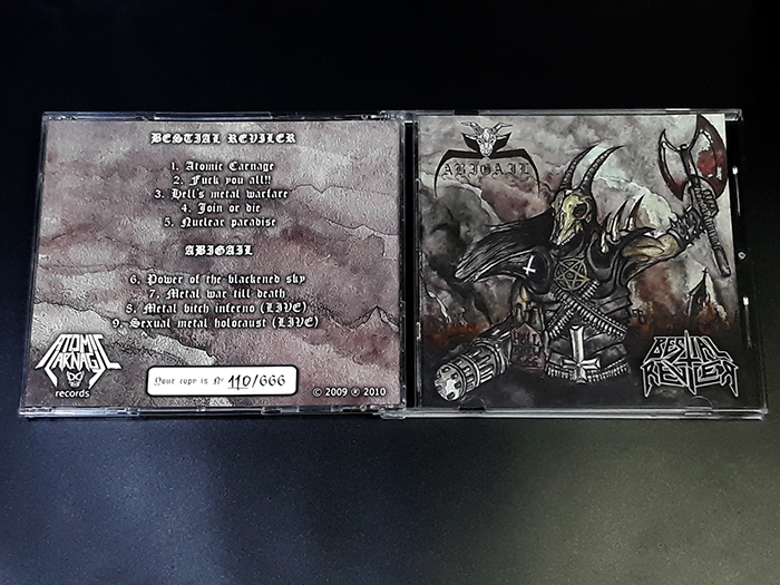 BESTIAL REVILER / ABIGAIL'Russo-Japanese Metal War' CD