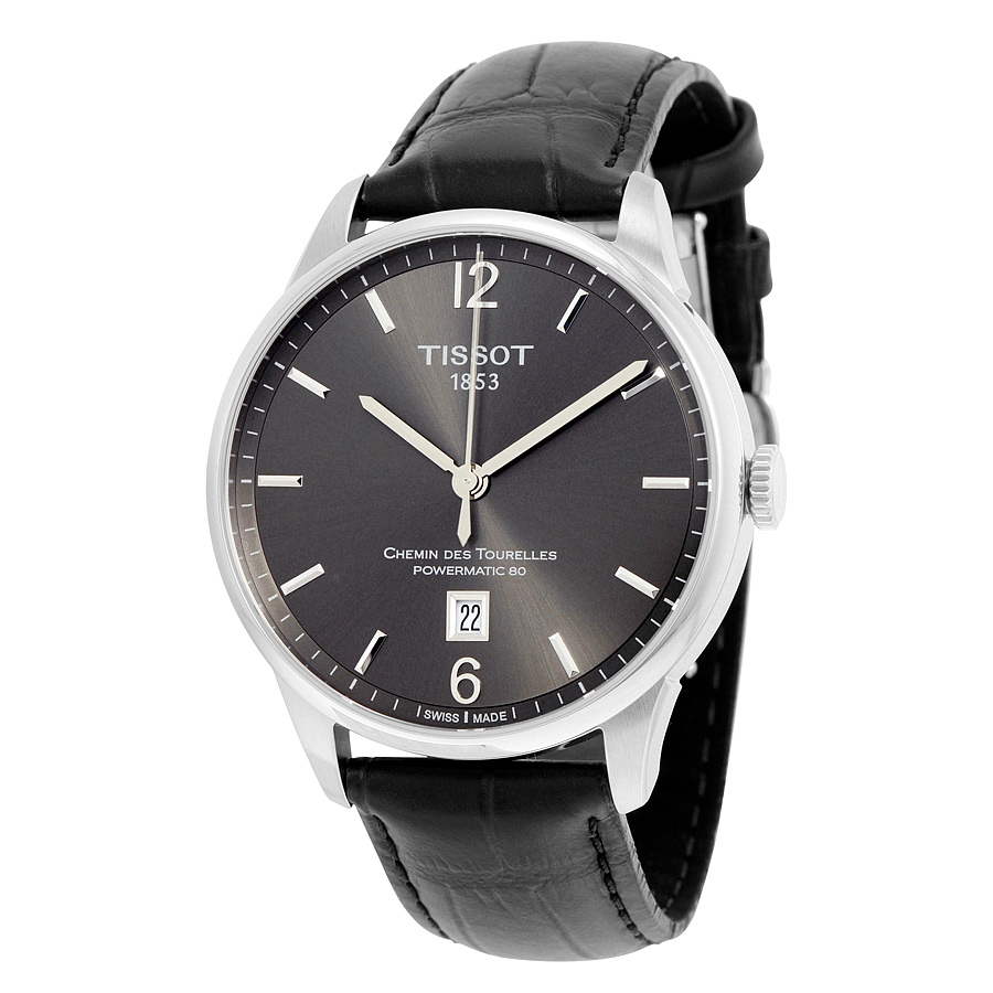 Tissot T099.407.16.447.00 นาฬิกาผู้ชาย Tissot รุ่น T0994071644700, Chemin Des Tourelles Powermatic 80 Men's Watch