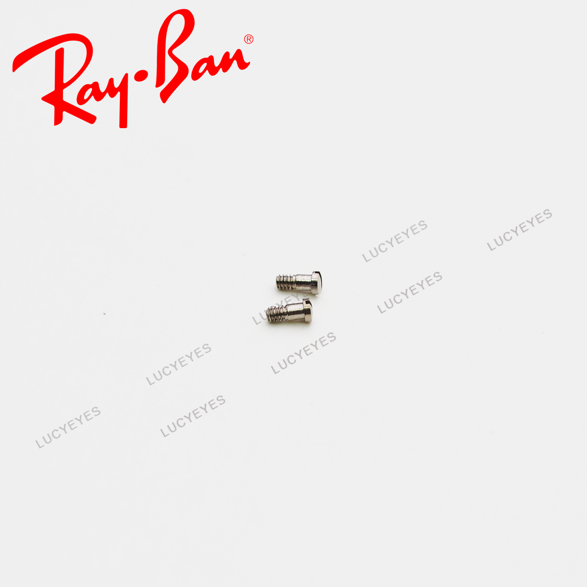 น๊อตแว่น RAYBAN แท้ 100% RX5228F สีเงิน