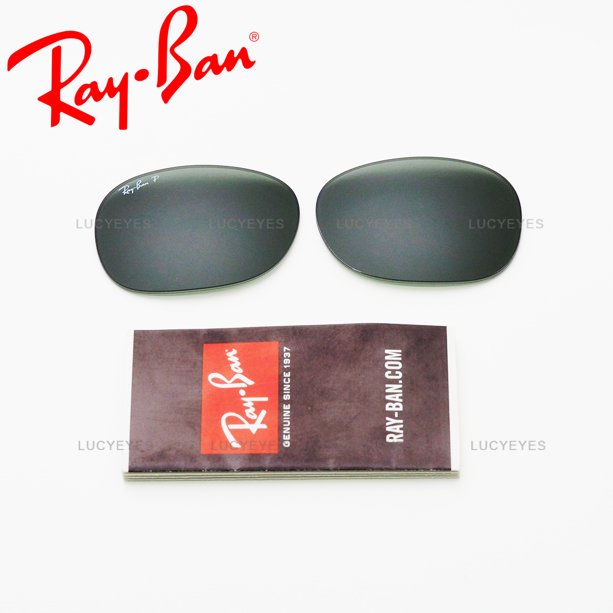 เลนส์ RAYBAN แท้ 100% RB4207 601S9A เลนส์สีเขียว Polarized