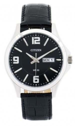 Citizen BF2001-04E นาฬิกาผู้ชาย Quartz Leather Men's Watch