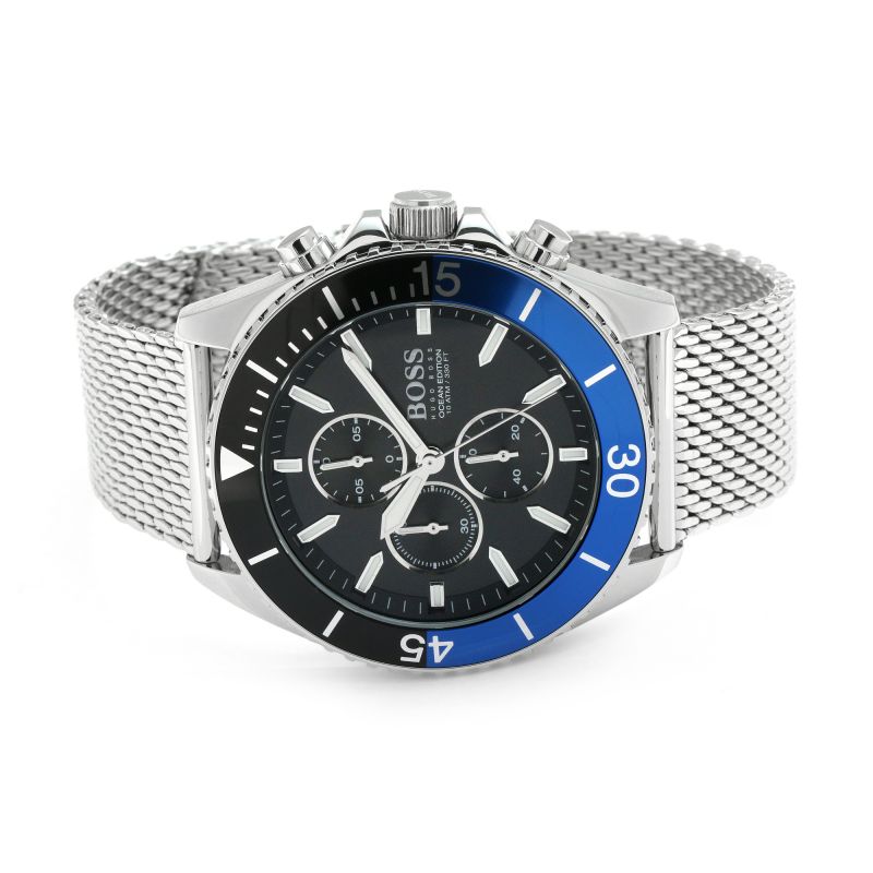 Hugo Boss 1513742 นาฬิกาผู้ชาย Ocean Edition Chronograph Quartz Men's Watch