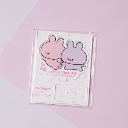 [PRE-ORDER] Asamimi-chan x USAGI Online Acrylic stand มินิอะคริลิค 6 x 6 cm อาซามิมิจัง อาเนะมิมิจัง あさみみちゃん アクリルスタンド