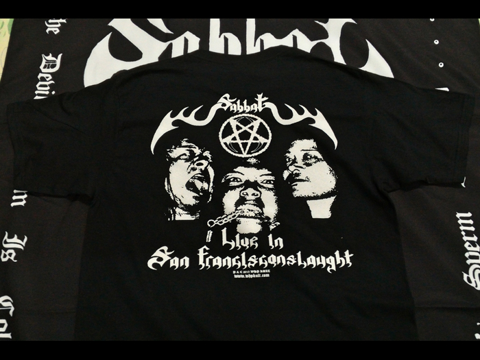 SABBAT'Live In San Francisconslaught' T-Shirt.