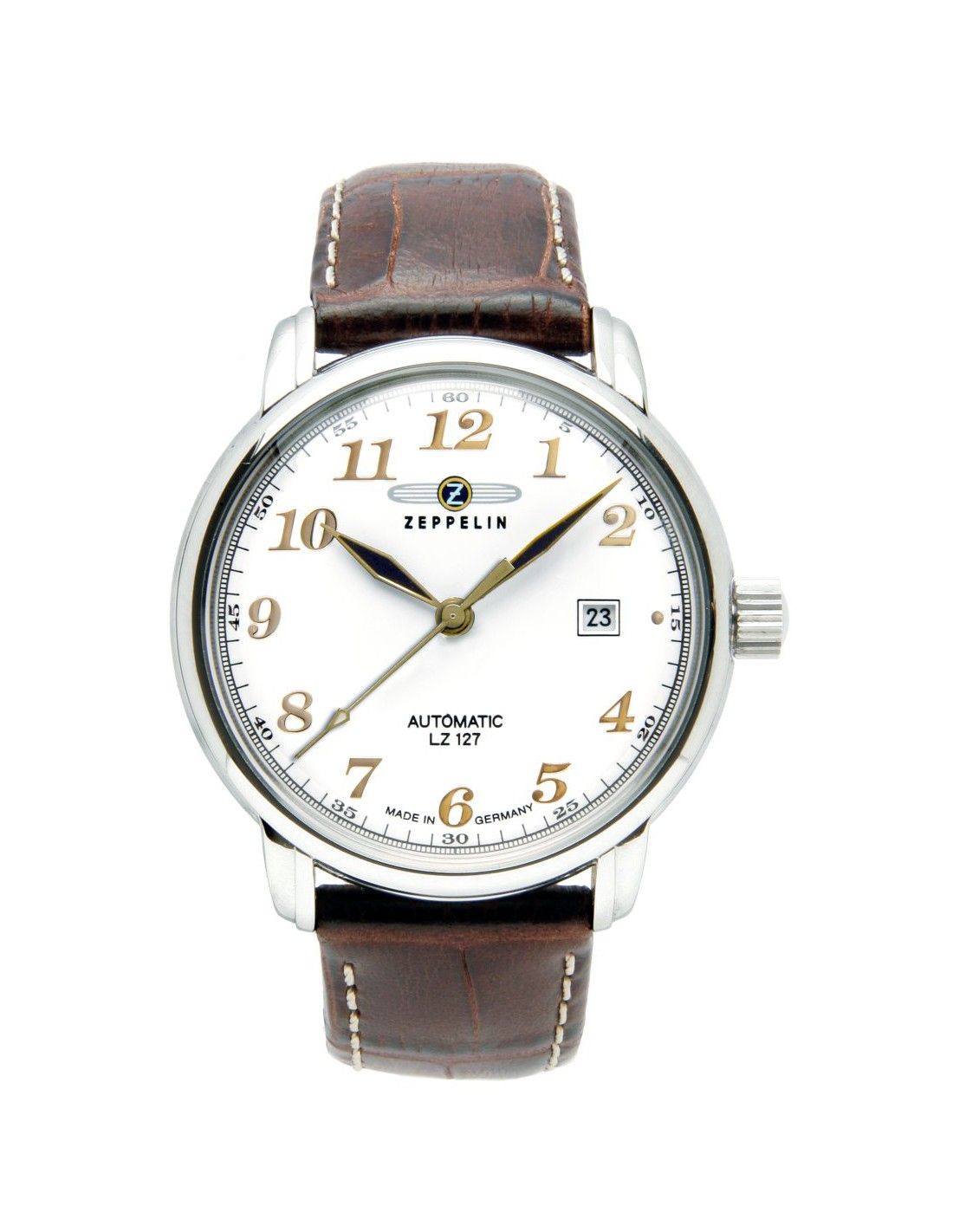 Zeppelin 7656-1 นาฬิกาผู้ชาย Zeppelin Model 7656-1, Series LZ127 Graf Automatic Men's Watch Made In Germany