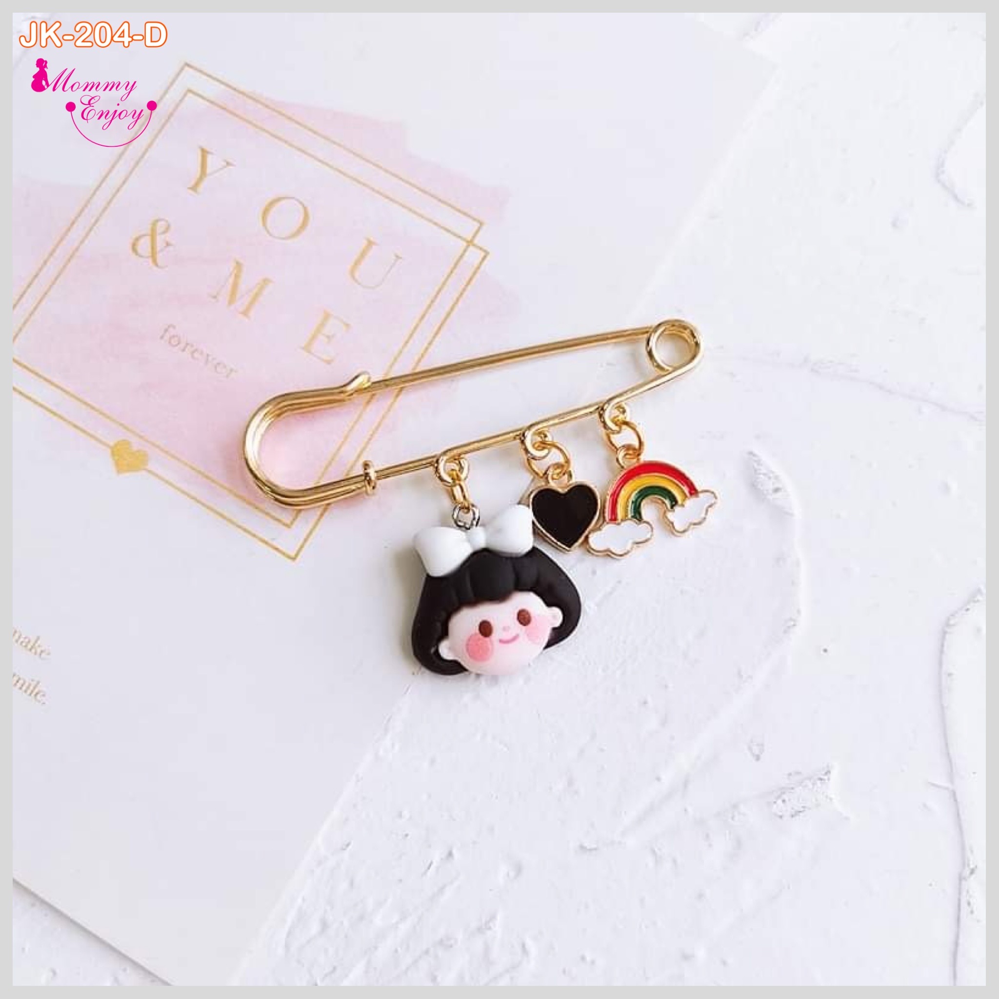 เข็มกลัดติดชุด ติดเพื่อความสวย หรือติดเพื่อความเชื่อสวยลงตัว เซต เด็กน้อย V.1