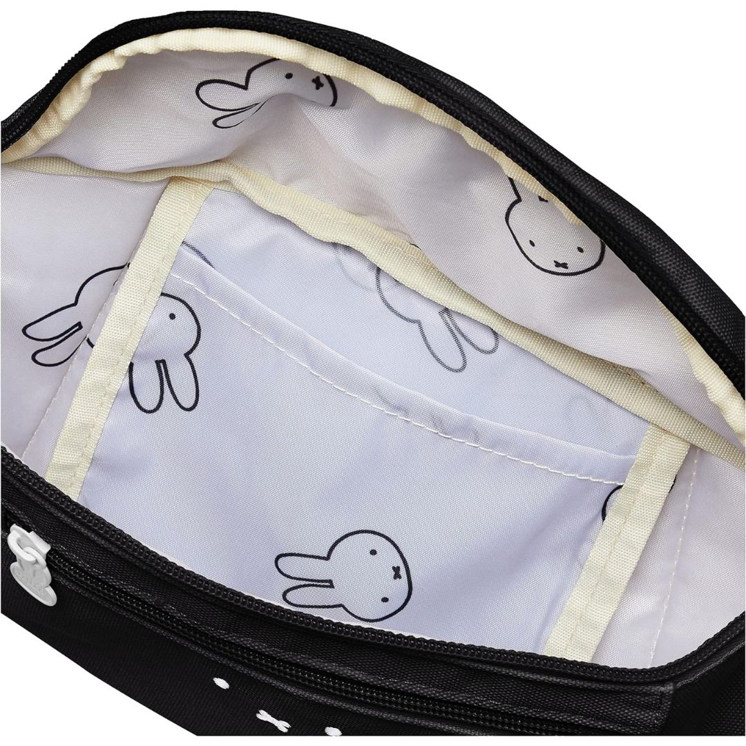 [PRE-ORDER] กระเป๋าคาดเอว มิฟฟี่ สีดำ Hapitas 6049 Miffy Waist Bag นำเข้าจากญี่ปุ่น [ハピタス] ウェストバッグ ウエストポーチ ミッフィー(miffy) 6049