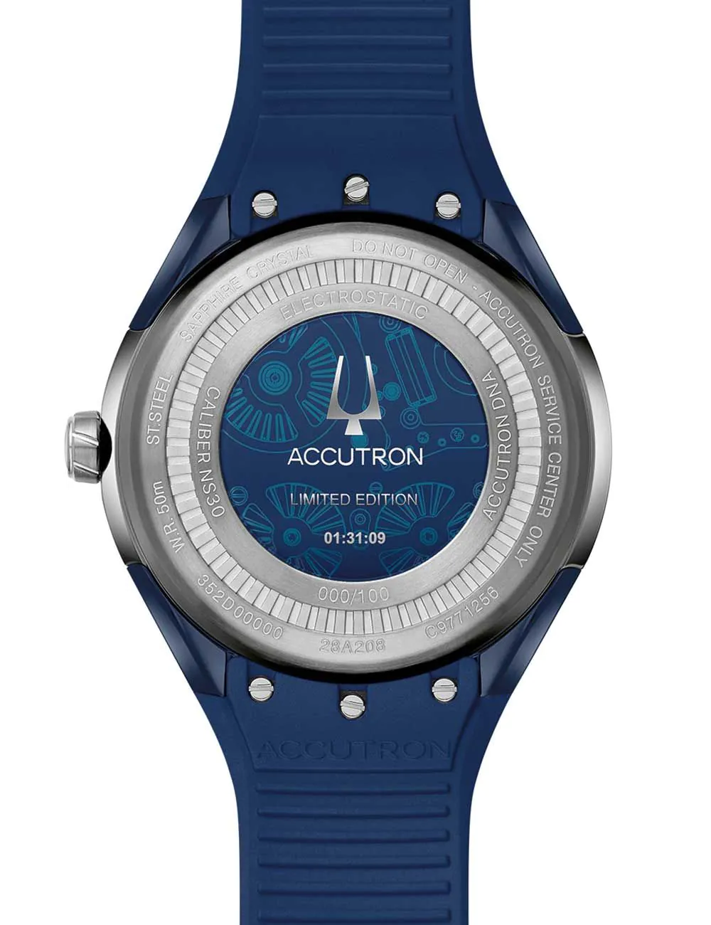 Bulova 28A208 นาฬิกาผู้ชาย Accutron DNA Casino Autoquartz Men's Watch Limited Edition of 100 pcs.