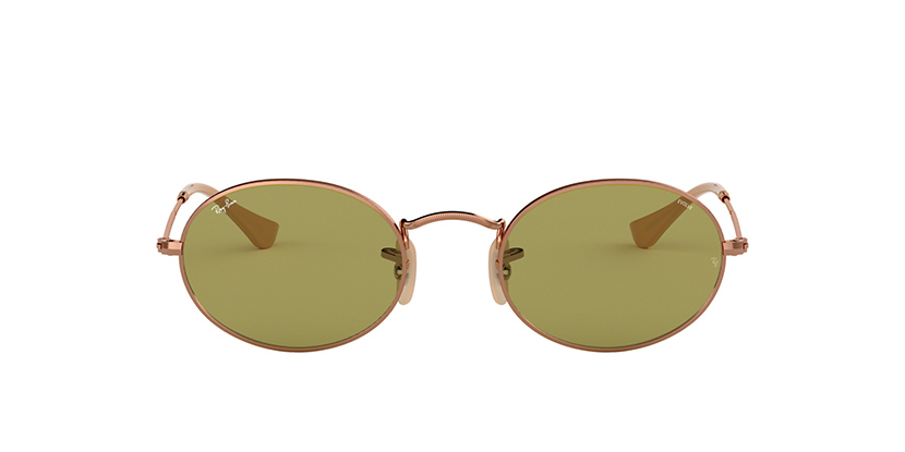 RayBan RB3547N 9131/4C OVAL FLAT LENSES