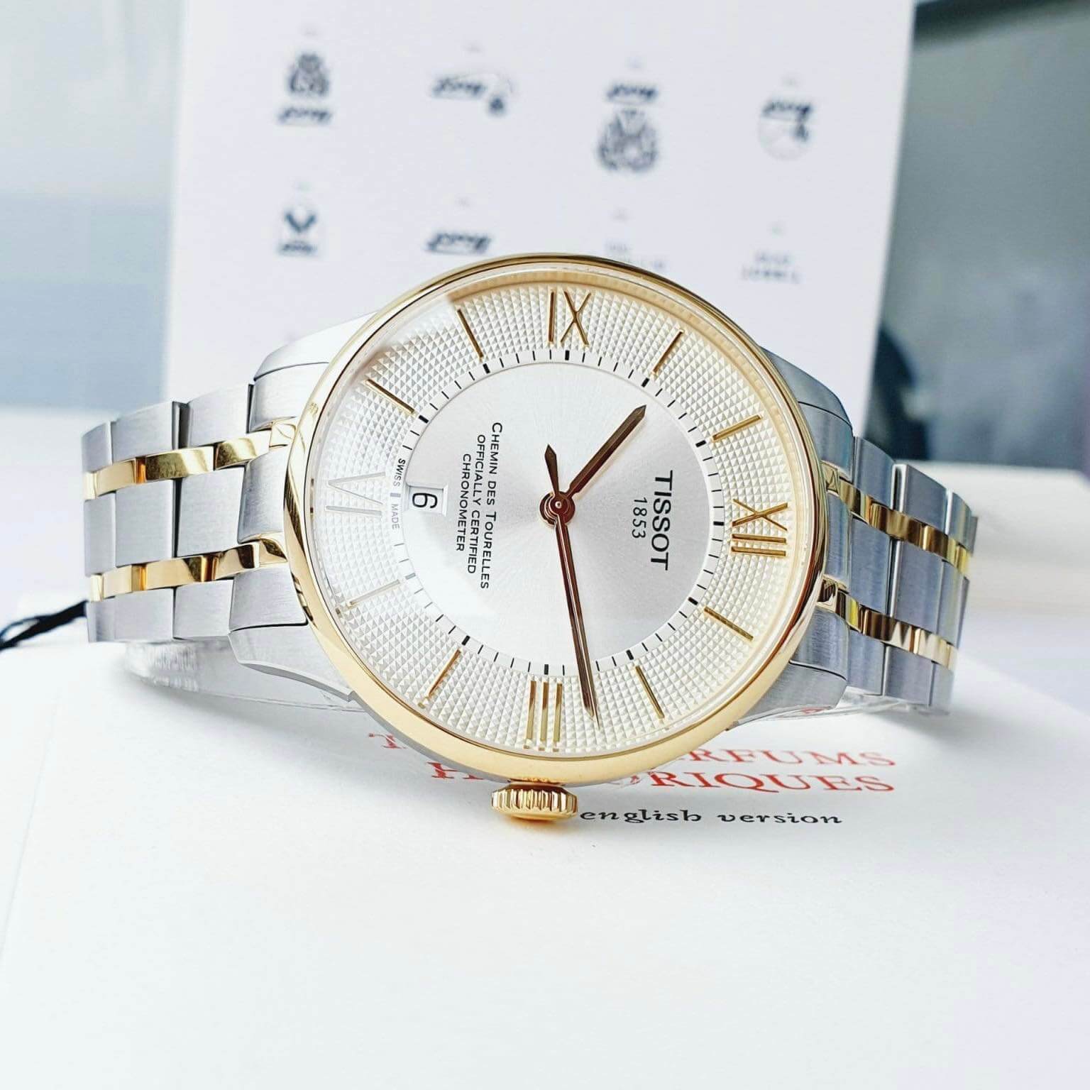 Tissot T099.408.22.038.00 นาฬิกาผู้ชาย Chemin des Tourelles Automatic Men's Watch