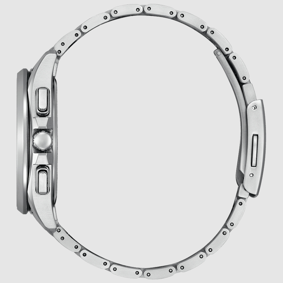 Citizen BY1001-66E นาฬิกาผู้ชาย Attesa Radio Controlled Eco-Drive Titanium Men's Watch