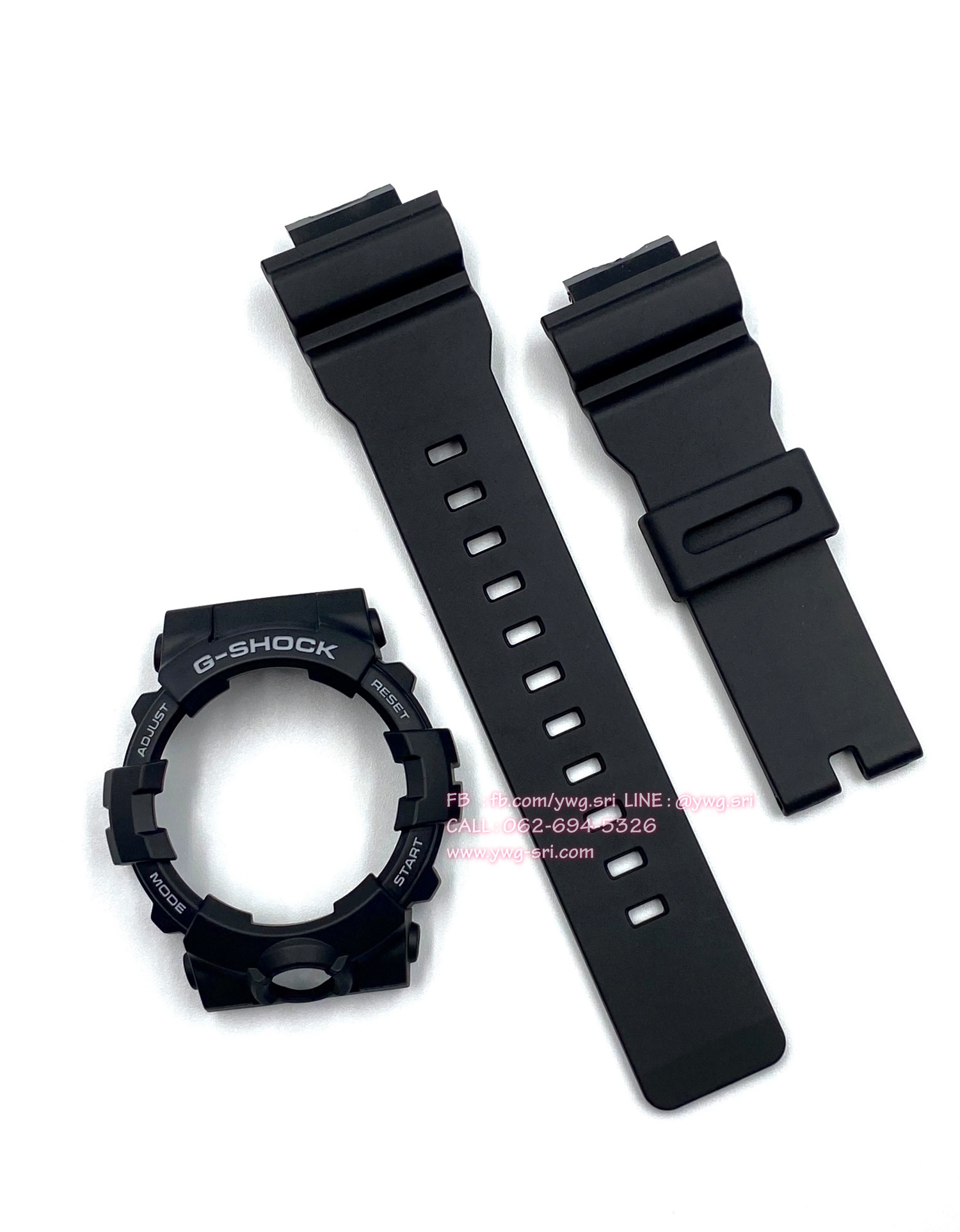 กรอบสาย G-SHOCK แท้✅ สีดำด้านฟอนต์เทา ใส่ได้กับรุ่น GA-800 ,GA-810