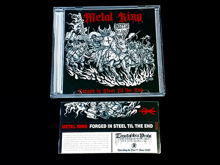 METAL KING 'Forged in Steel Till the End' CD