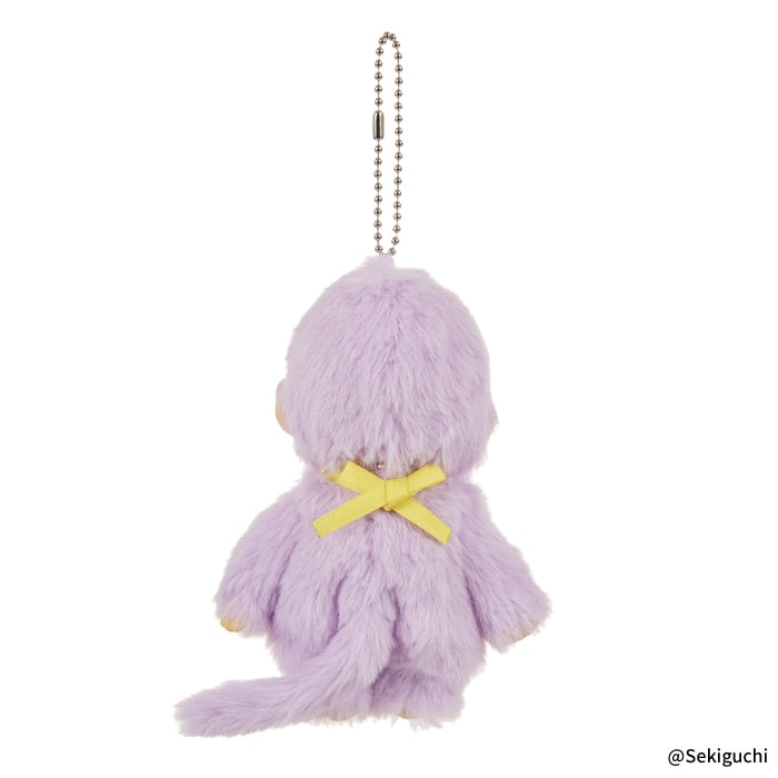 [PRE-ORDER] พวงกุญแจ ตุ๊กตา ม่อนชิชิ สีม่วง Monchhichi COLORS Keychain Purple Size SS นำเข้าจากญี่ปุ่น モンチッチCOLORS キーチェーン パープル