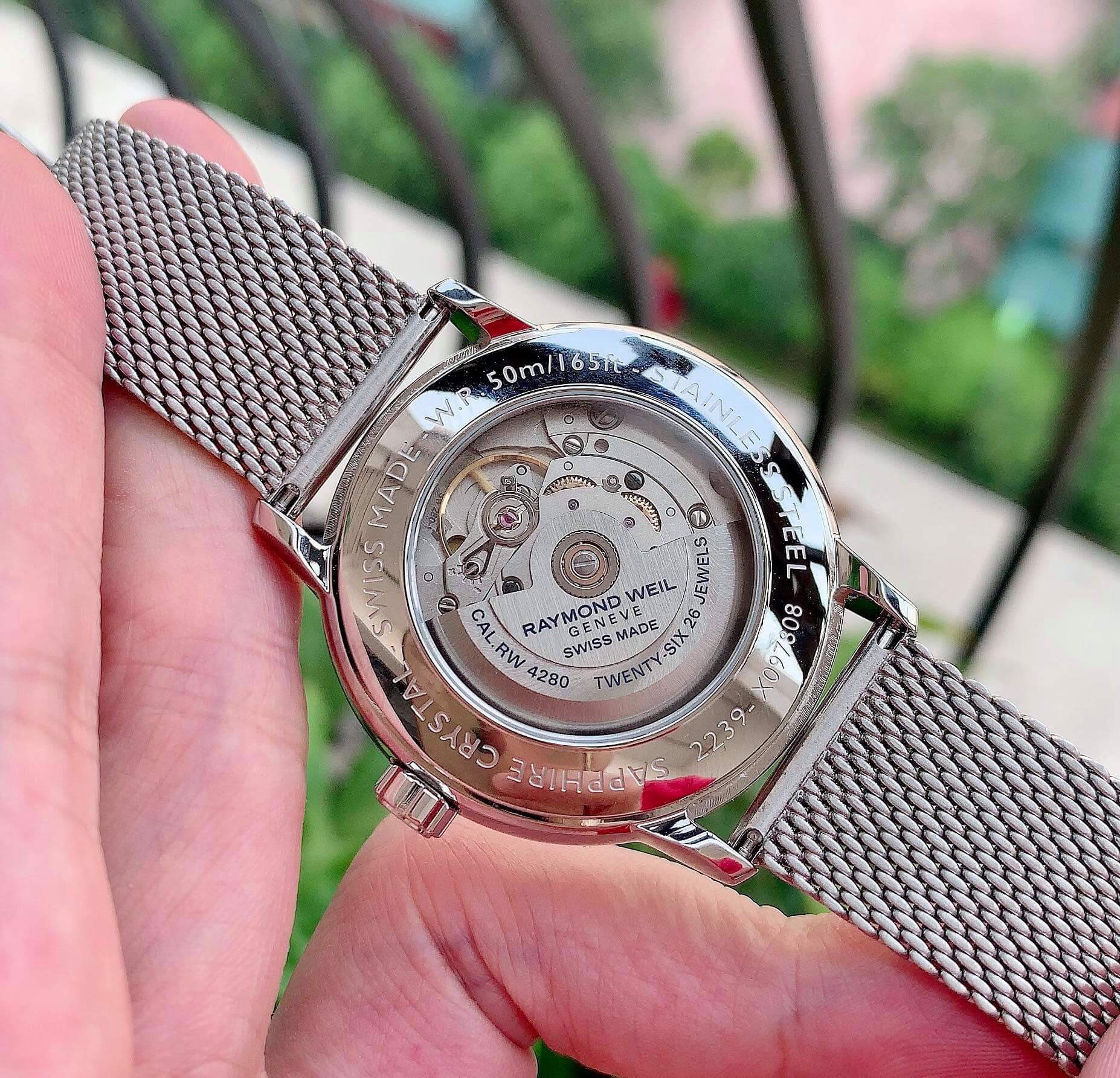 Raymond Weil 2239M-ST-00609 นาฬิกาผู้ชาย Maestro Moon Phase Automatic Men's Watch