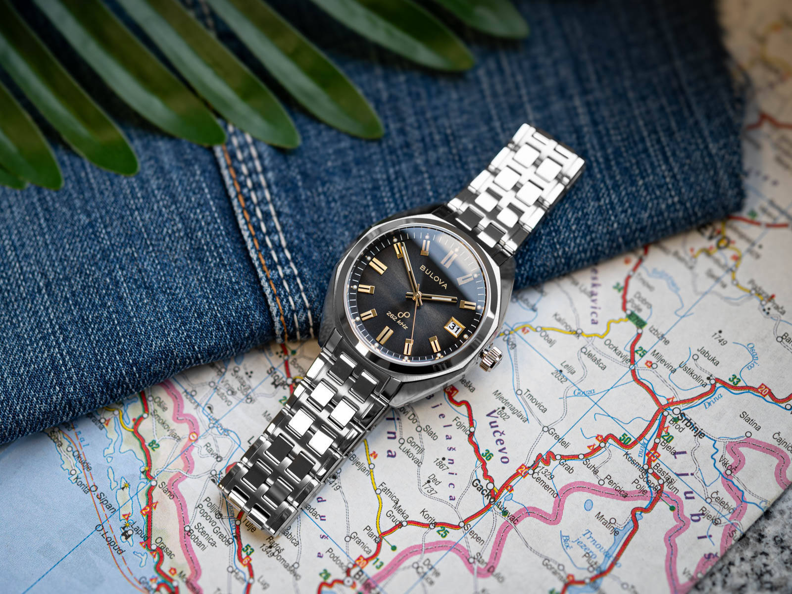 Bulova 96B415 นาฬิาผู้ชาย Quartz Men's Watch