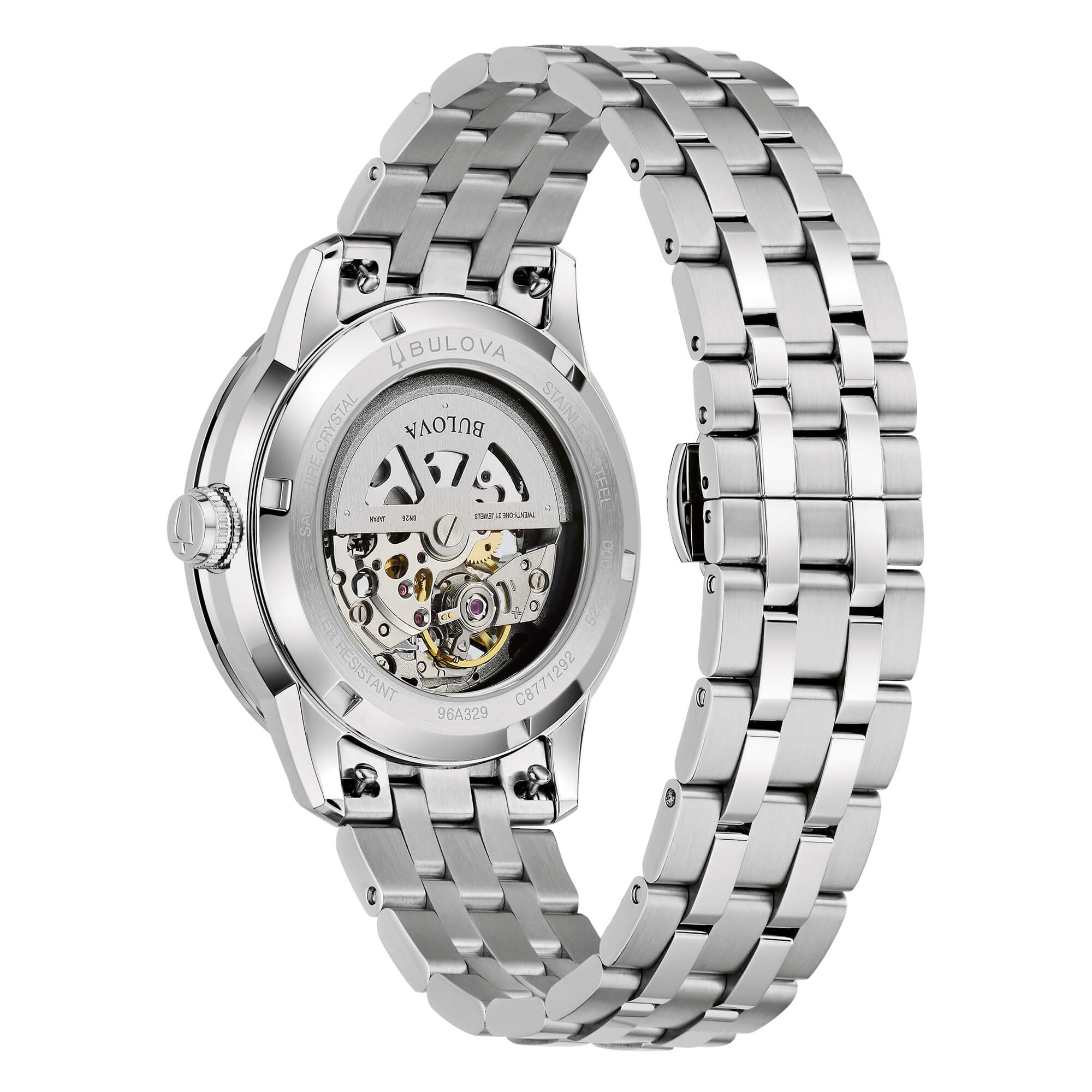Bulova 96A329 นาฬิกาผู้ชาย Automatic Men's Watch