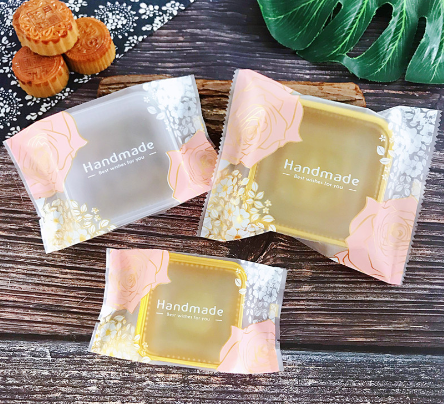 ถุงทาร์ตสัปปะรด อมยิ้ม ซีลขยายข้าง เบเกอรี่ จำนวน 95-100 ใบต่อแพ็ค (หลายขนาด) ชุดที่ 1/2