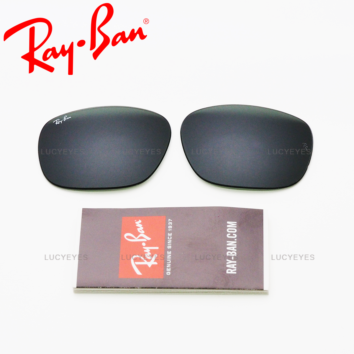 เลนส์ RAYBAN แท้ 100% RB3560 001, THE COLONEL เลนส์สีเขียวดำ G-15
