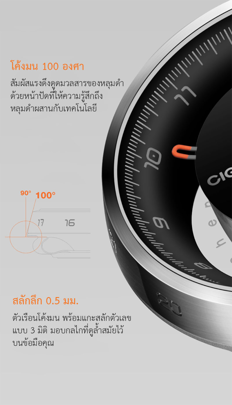 (ประกันศูนย์ไทย 1 ปี) CIGA Design U Series Black Hole Titanium Mechanical Watch - นาฬิกาออโตเมติกซิก้า ดีไซน์ รุ่น Black Hole Titanium