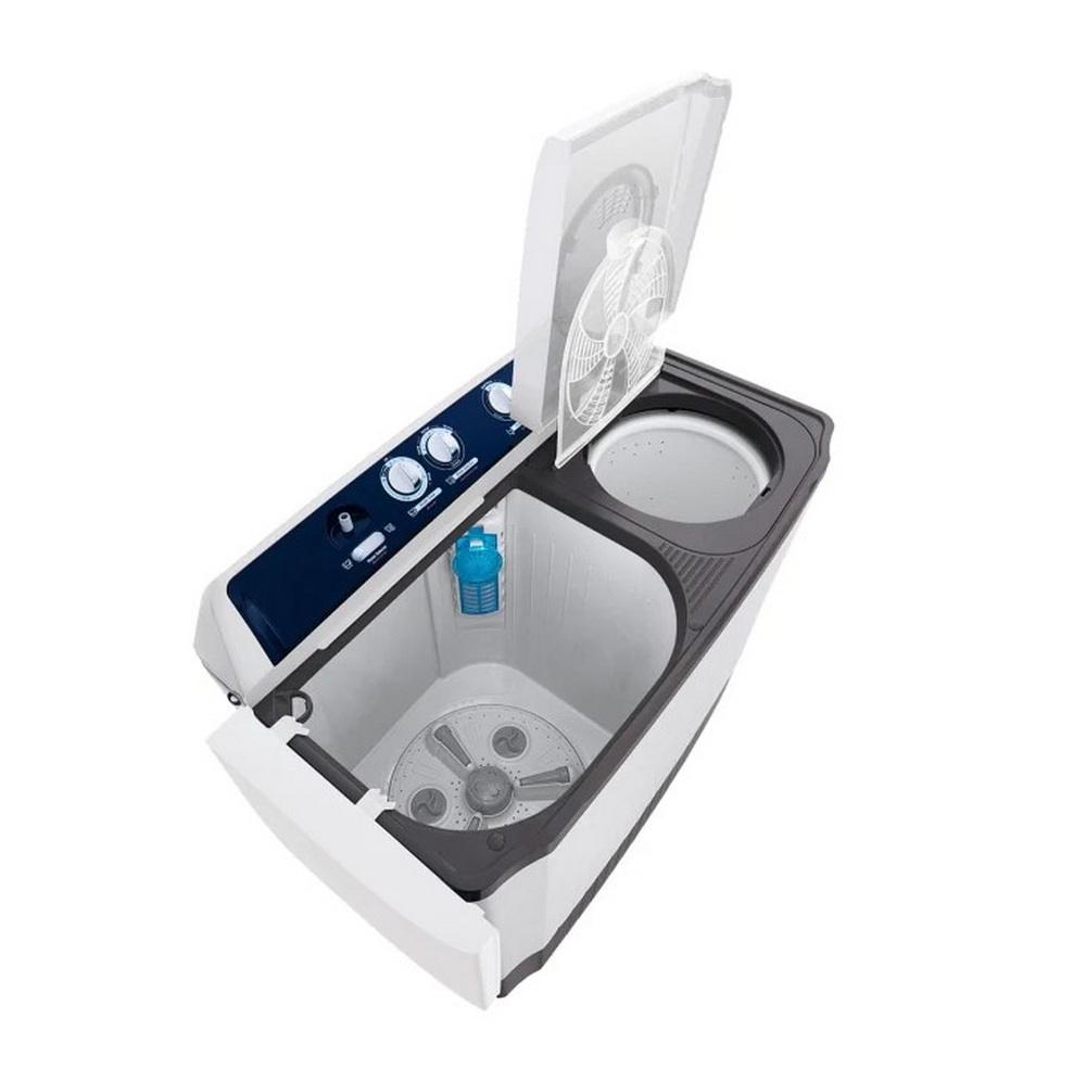 เครื่องซักผ้า 2 ถัง LG 15 กก. ระบบ Roller Jet รุ่น TT15WAPG