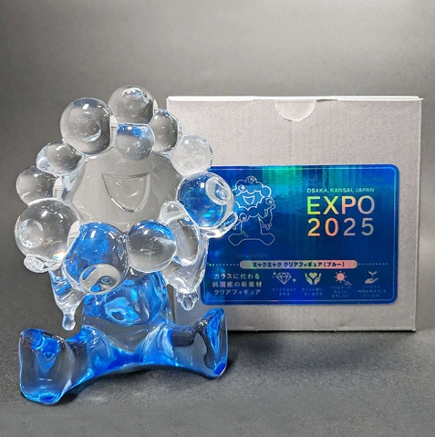 [PRE-ORDER] ฟิกเกอร์ สีใส น้ำเงิน MYAKU-MYAKU Clear Figure Blue งาน Osaka Expo 2025 นำเข้าจากญี่ปุ่น EXPO2025 ミャクミャク クリアフィギュア ブルー
