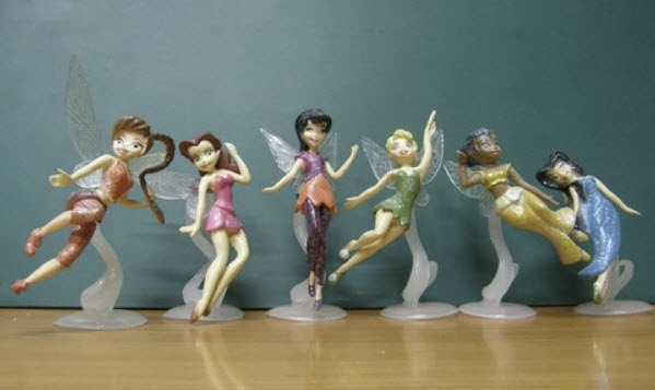 Tinkerbell ชุด 6 ตัว ขนาด 3.5-4 นิ้ว (ชุดขายดี)