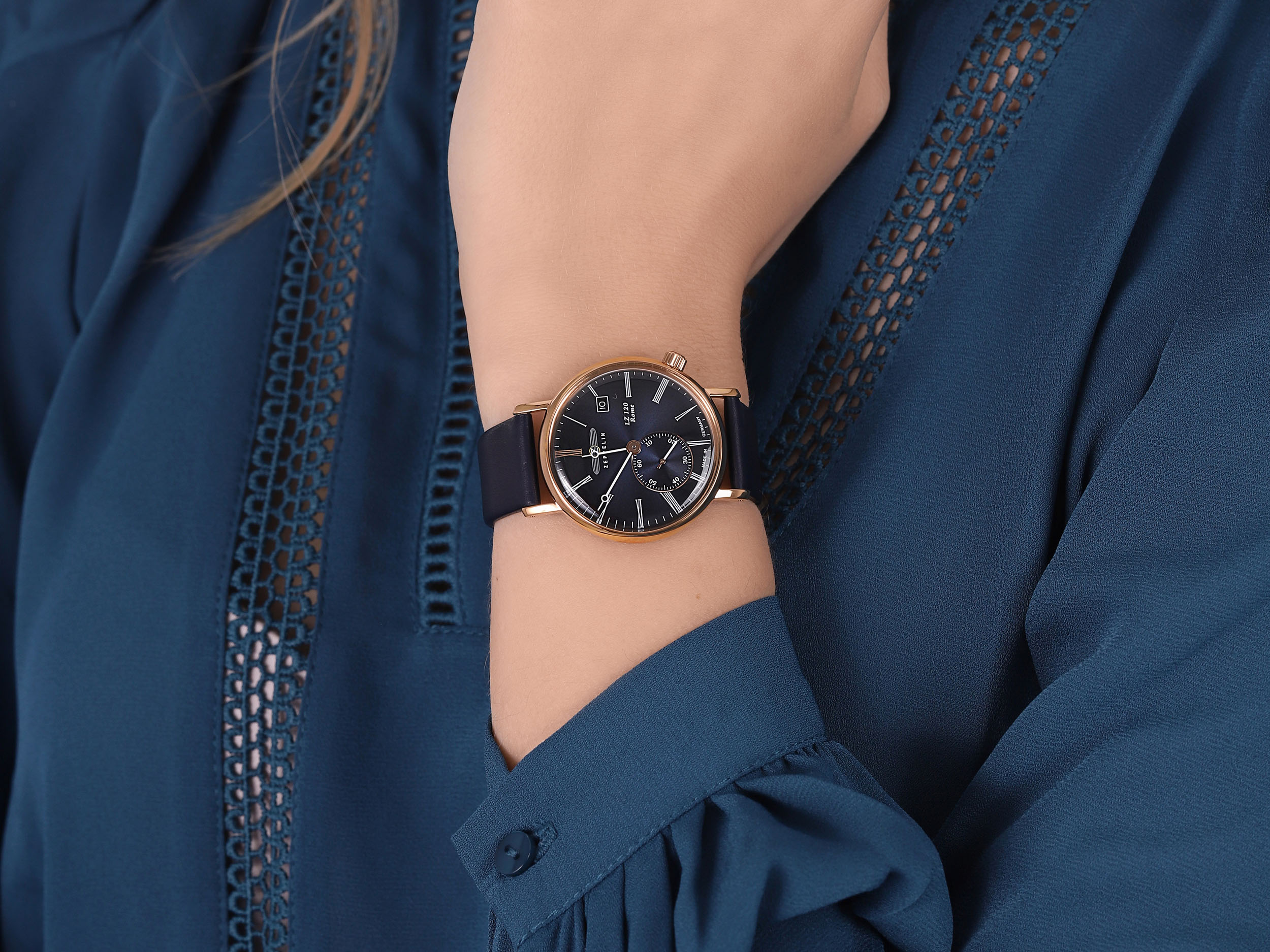 Zeppelin 7137-3 นาฬิกาผู้หญิง LZ120 Rome Women's Watch