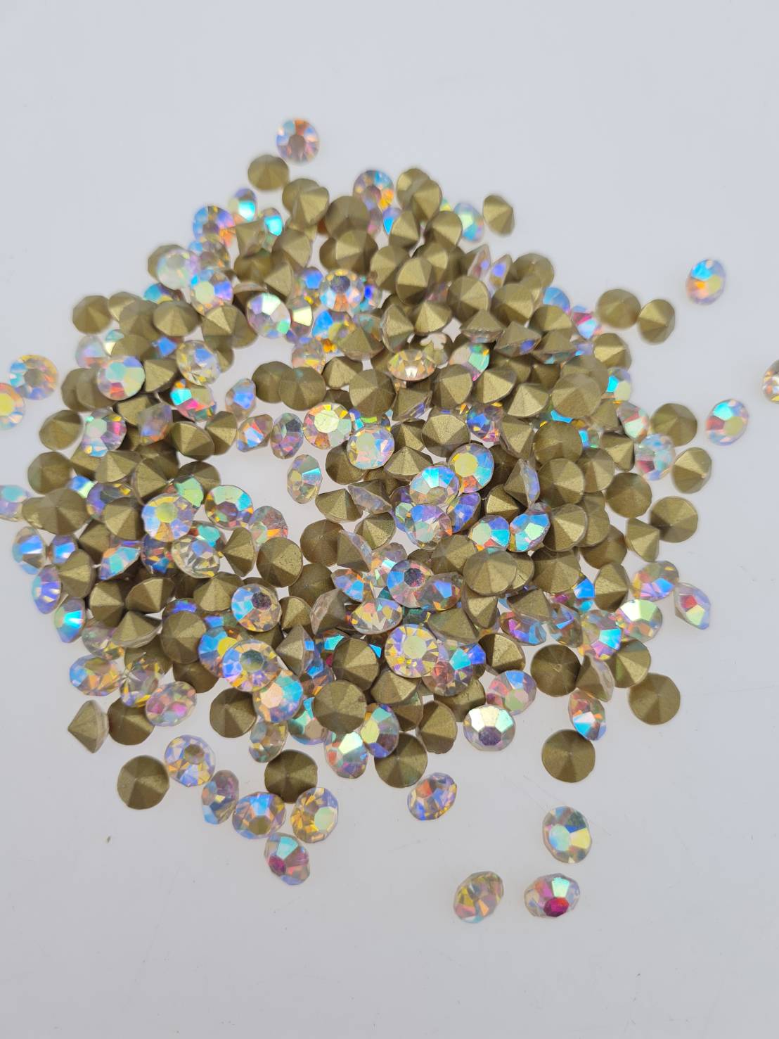 เพชรคริสตัลก้นแหลมขนาด 6.5มิลลิเมตร (SS30) เพชรคริสตัลสำหรับงานเครื่องประดับ Crystal