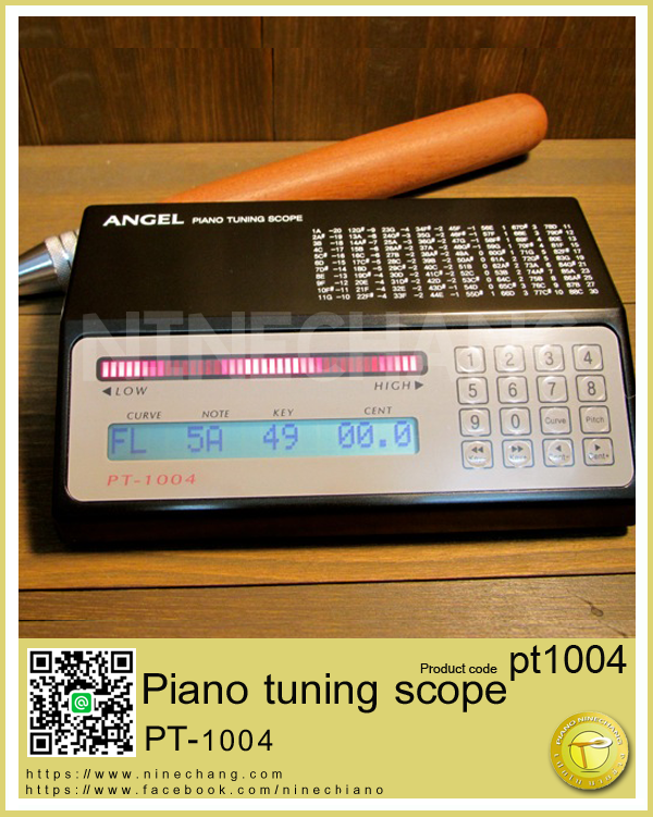 Piano tuning scope