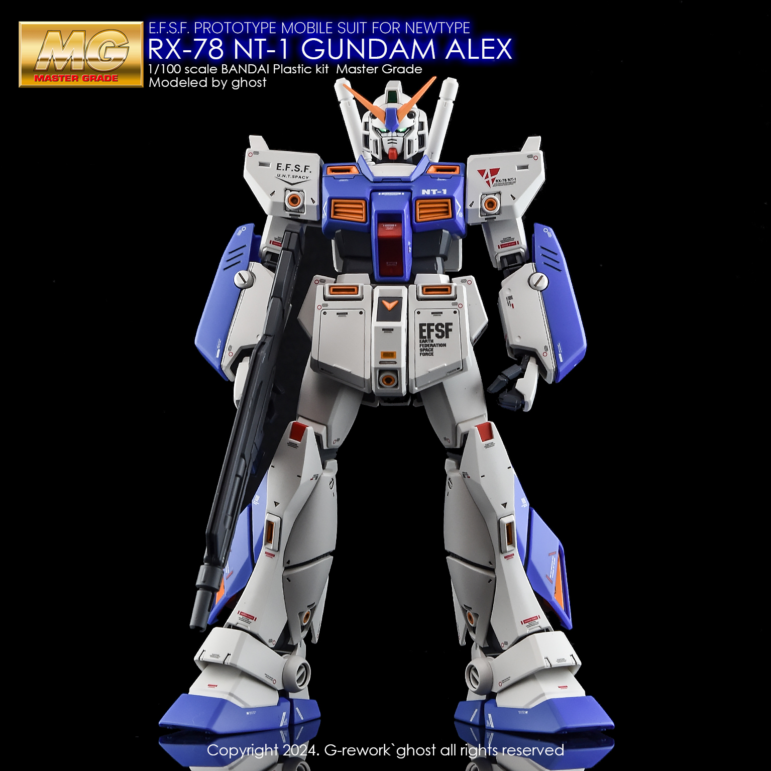 G-REWORK CUSTOM DECAL MG 1/100 ALEX 2.0