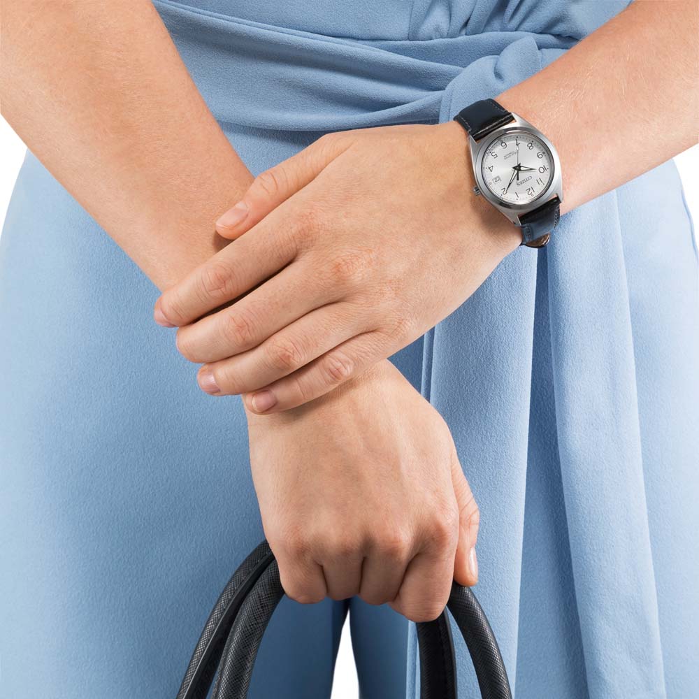 Citizen FE6150-18A นาฬิกาผู้หญิง Eco-Drive Super Titanium Women's Watch