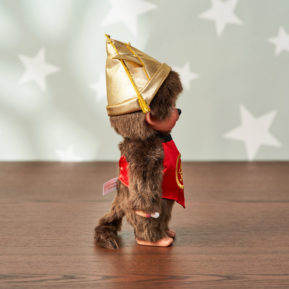 [PRE-ORDER] ตุ๊กตา ม่อนชิชิ คินทาโร่ Size S ม่อนชิชิคุง Monchhichi Kintaro 10 x 6 x 22 cm นำเข้าจากญี่ปุ่น オリジナル 昔ばなしモンチッチ 金太郎 IPM-4-Z-US