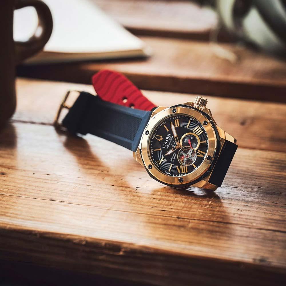 Bulova 98A272 นาฬิาผู้ชาย Marine Star Automatic Men's Watch