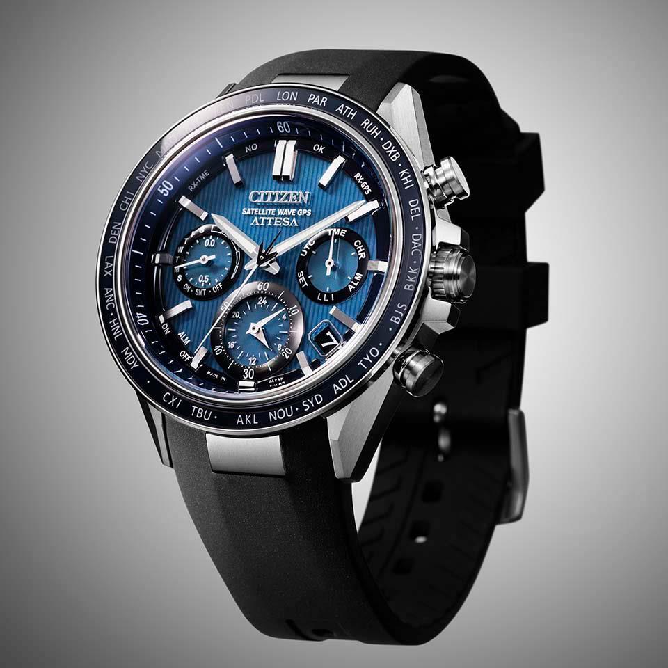 Citizen CC4050-18L นาฬิกาผู้ชาย Eco-Drive Satellite Wave GPS Men's Watch