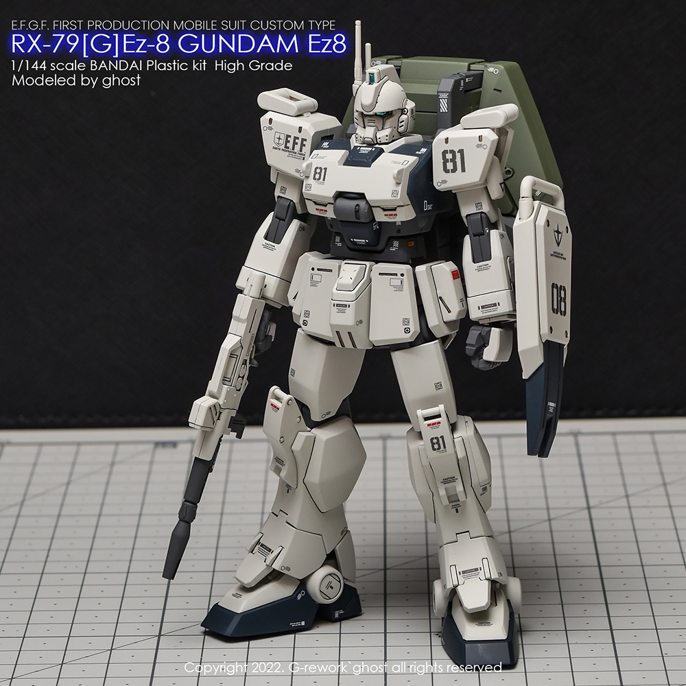 G-REWORK CUSTOM DECAL HG 1/144 GUNDAM EZ8