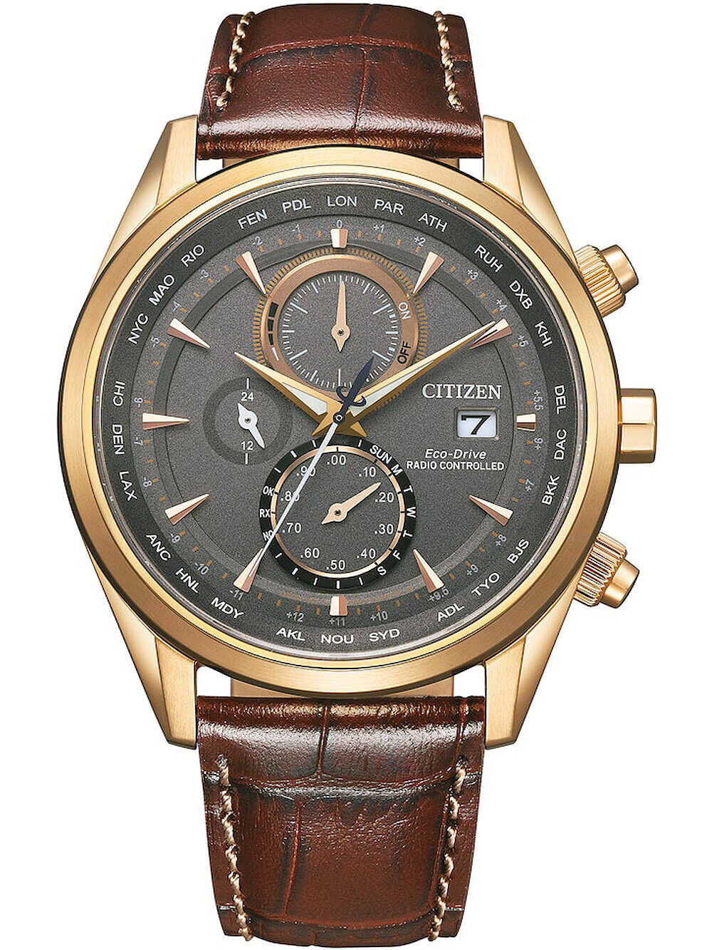 Citizen AT8263-10H นาฬิกาผู้ชาย Radio Controlled Eco-Drive Men's Watch