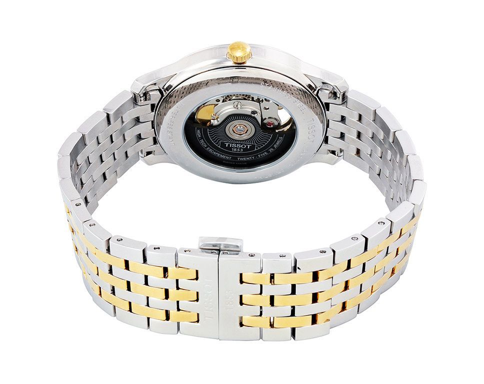 Tissot T063.907.22.038.00 นาฬิกาผู้ชาย Tradition Powermatic 80 Automatic Open Heart Men's Watch