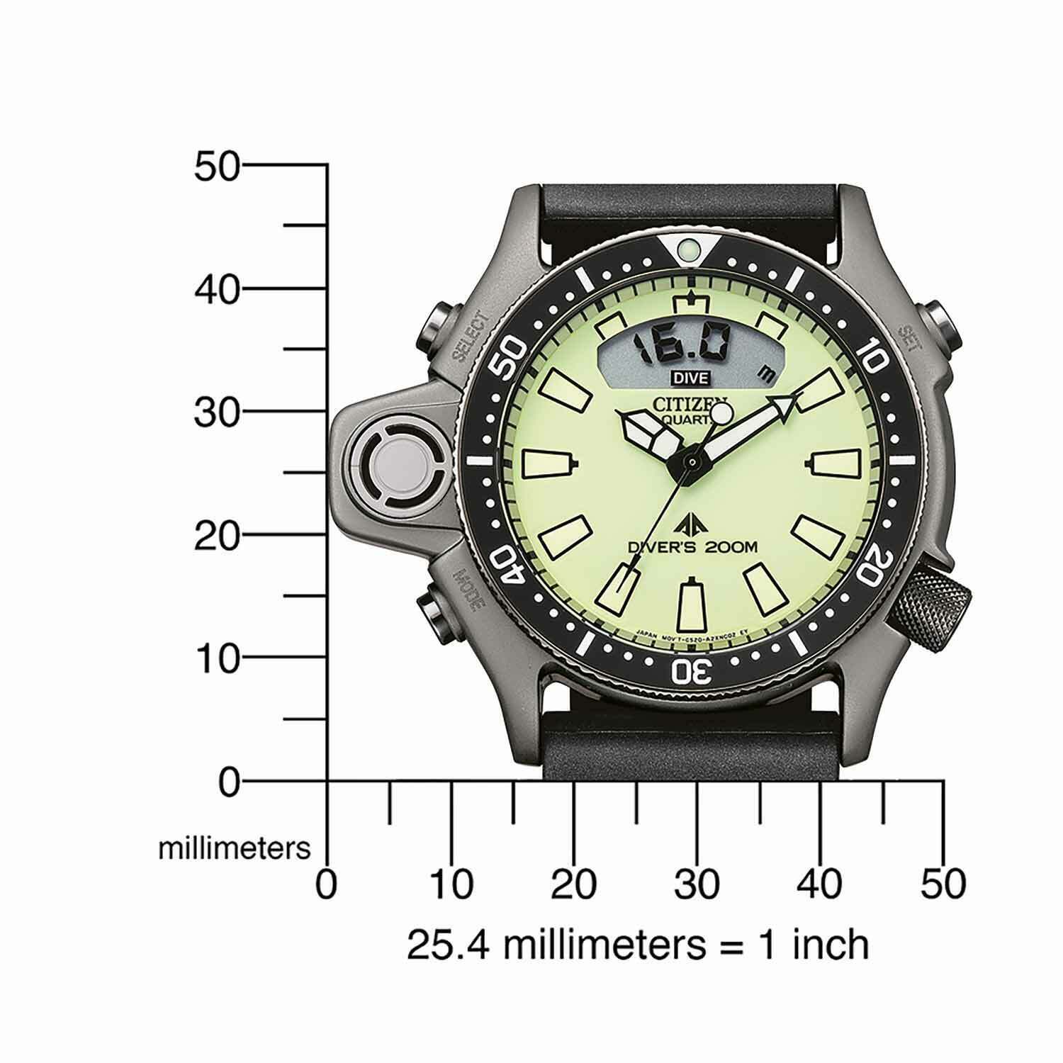 Citizen JP2007-17X นาฬิกาผู้ชาย Promaster Aqualand Diver Limited Edition 7500 Pcs. Men's Watch