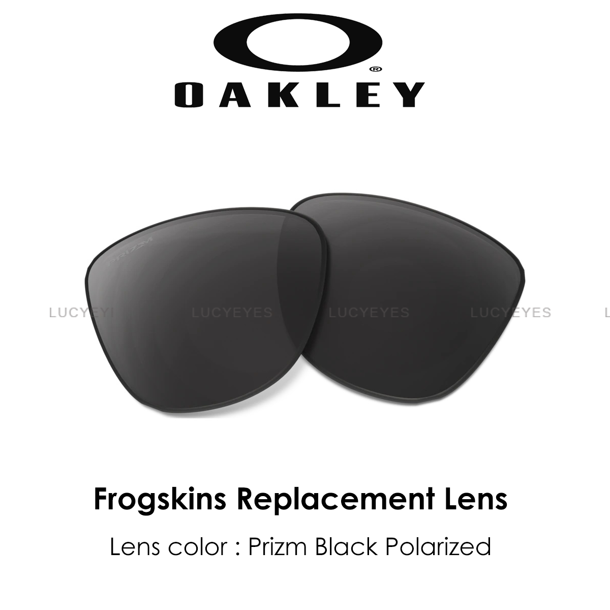 อะไหล่เลนส์ Oakley Frogskins OO9245 - สี Prizm Black Polarized