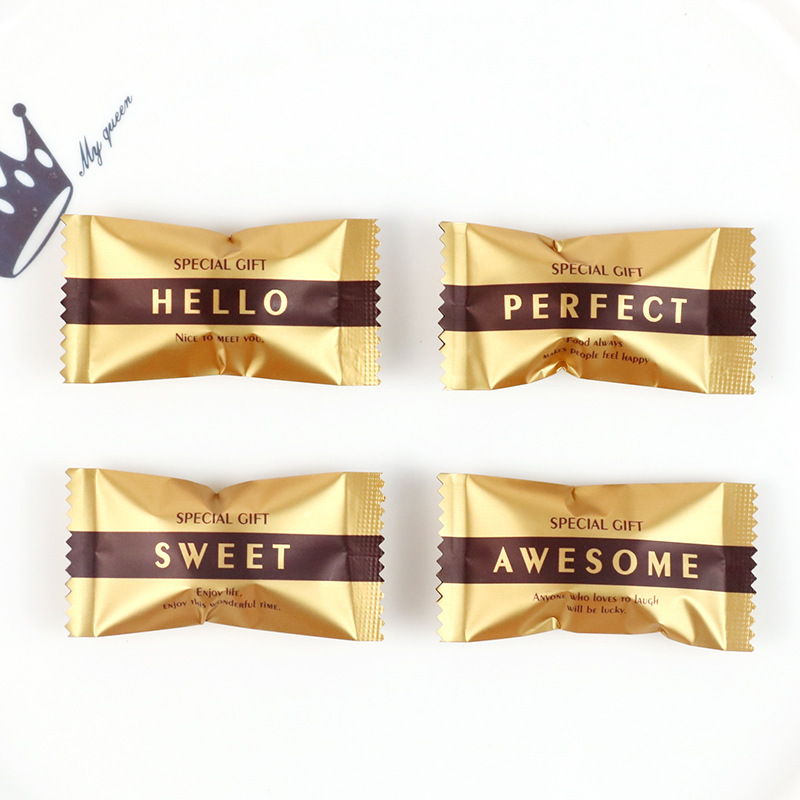 ถุงซีล ใส่ลูกอม ขนม ขนาด 4x9-9.5 ซม.จำนวน 95-100 ใบ/แพ็ค