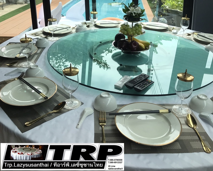 Round Table 圆桌会议 餐桌 中式餐桌 配有旋转镜组 โต๊ะกลม โต๊ะจีน ขนาด 200 cm.นั่ง 14 คน โต๊ะกลม พับครึ่ง มีล้อ,หน้าขาวโฟเมการ์,ขาเหล็กชุปโครเมี่ยม,โต๊ะประชุม,โต๊ะสัมมนาโต๊ะจัดเลี้ยง,โต๊ะโรงแรม Round Table Folding half with wheels Tablechairthai