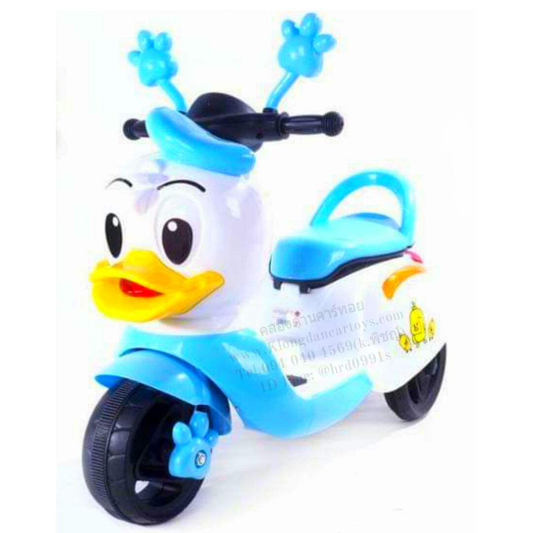 รถเด็กฟีโน่แบตเตอรี่DUCK(เล่นusb mp3 มีเสียงสตาร์ท มีเพลงในตัวมากมาย, มีที่พิง) งานสวยมาก น่ารักฝุดๆ