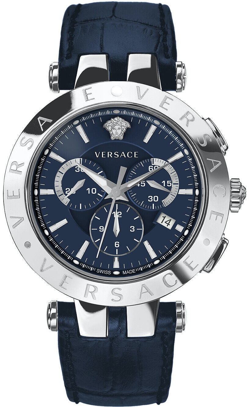Versace VERQ00620 นาฬิกาผู้ชาย V-Race Chronograph Quartz Men's Watch