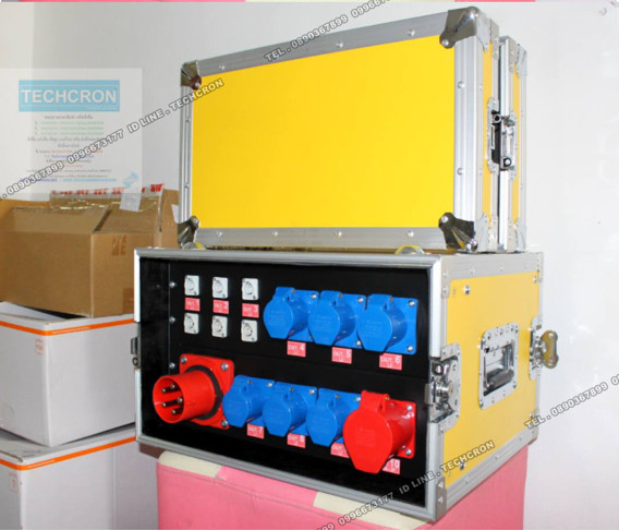 TECHCRON 6U AC 63A 3p ชุดโหลด ชุดจ่ายไฟ