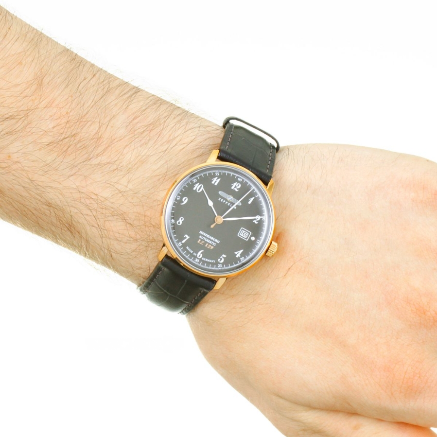 Zeppelin 7068-2 นาฬิกาผู้ชาย Series LZ129 Hindenburg Automatic Men's Watch