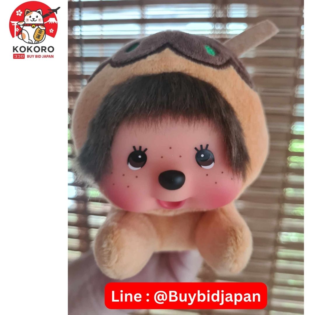 [พร้อมส่ง] ตุ๊กตา ม่อนชิชิ ทาโกะยากิ Size 15 cm Monchhichi Takoyaki Osaka Limited นำเข้าจากญี่ปุ่น 大阪限定モンチッチ 這い たこ焼き