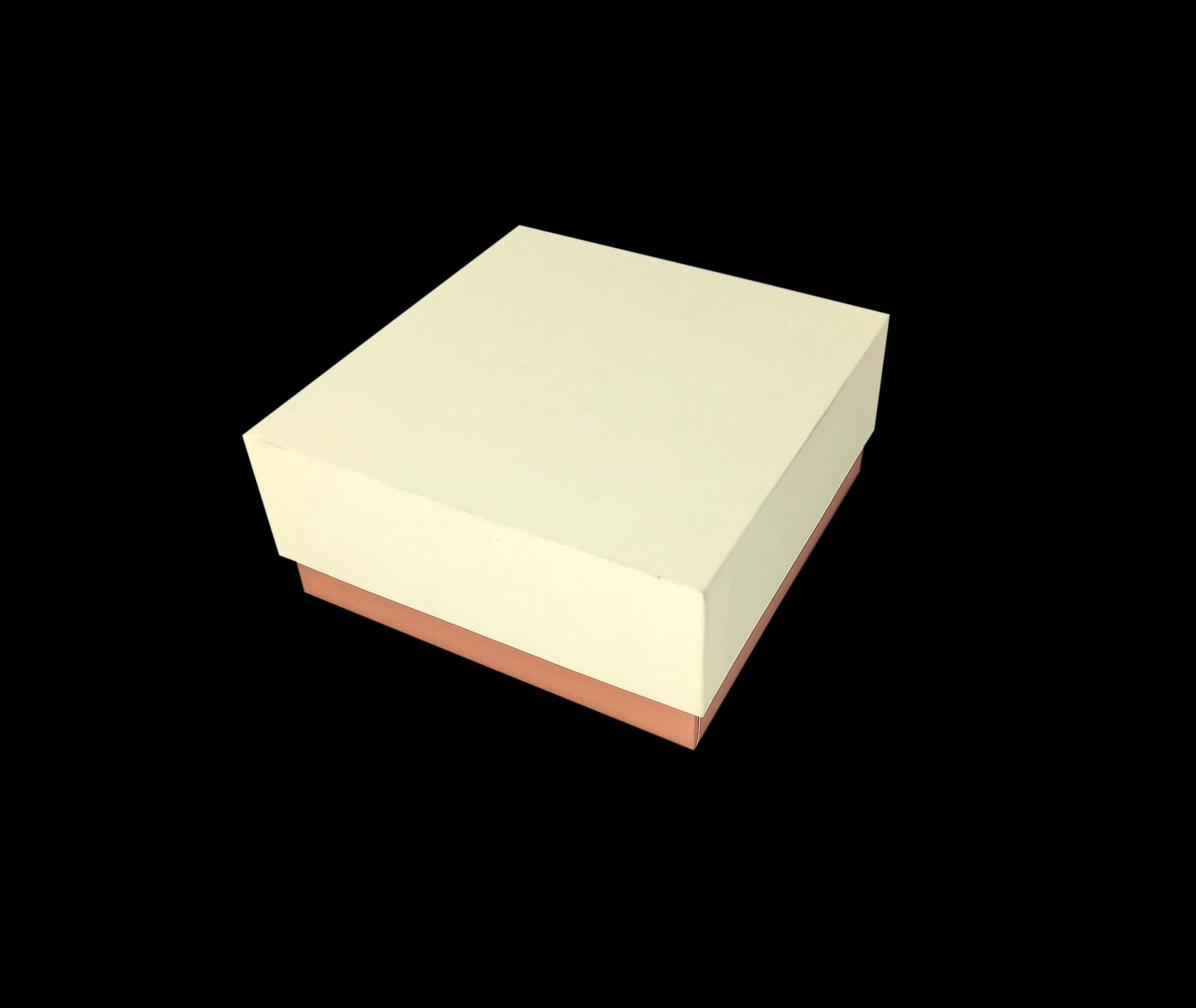 RC959 กล่องจั่วปัง ทรงฝาครอบไม่เต็มใบ ขนาด 12.5 x 12.5 x 5.7 (ฝาสูง 4.2 cm)