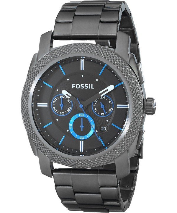 Fossil FS4931 นาฬิกาผู้ชาย Fossil รุ่น FS4931, Machine Quartz Chronograph Gunmetal Ion-Plated Men's Watch