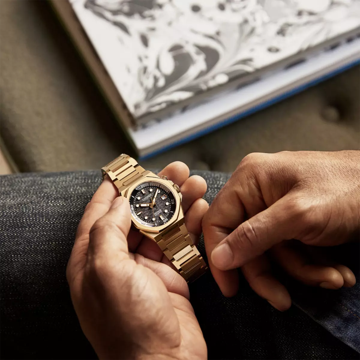 Citizen NB6069-53H นาฬิกาผู้ชาย Series8 890 Automatic Men's Watch